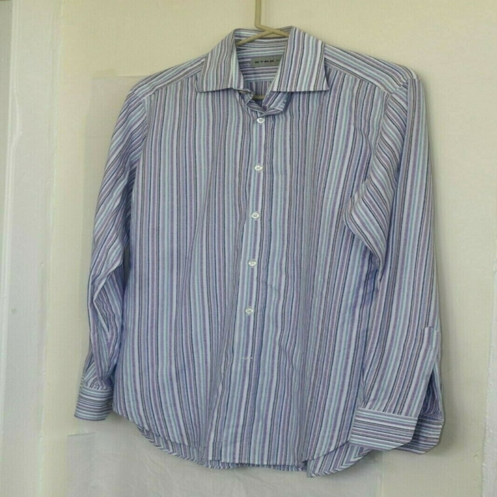 Recent Etro men's shirt sz 38 Italy cotton